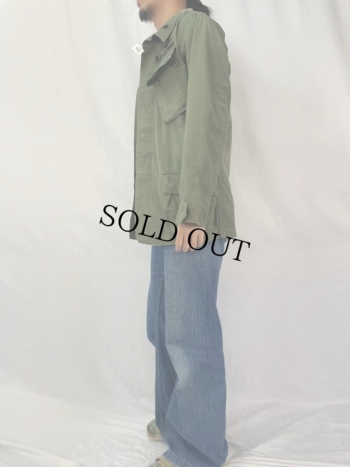 画像3: 60's U.S.ARMY  "GERMANY × U.S.AIRFORCE" ジャングルファティーグジャケット 4th MEDIUM-REGULAR (3)