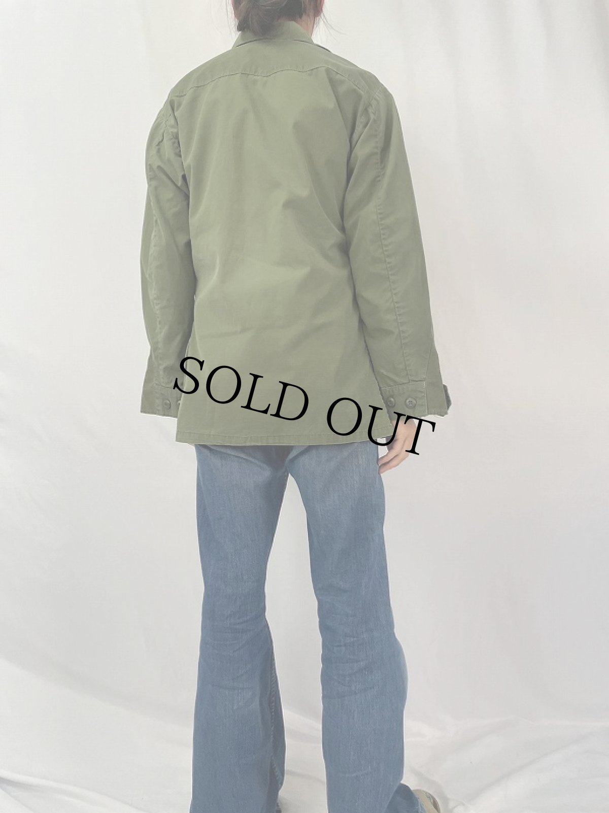 画像4: 60's U.S.ARMY  "GERMANY × U.S.AIRFORCE" ジャングルファティーグジャケット 4th MEDIUM-REGULAR (4)