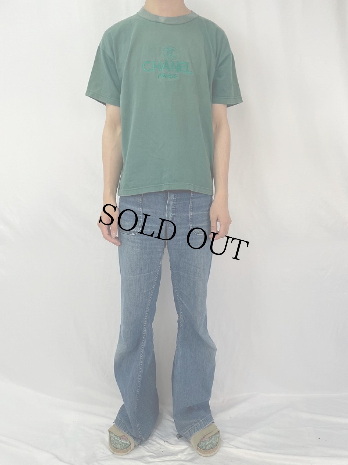 画像3: ブート CHANEL ロゴ刺繍Tシャツ (3)