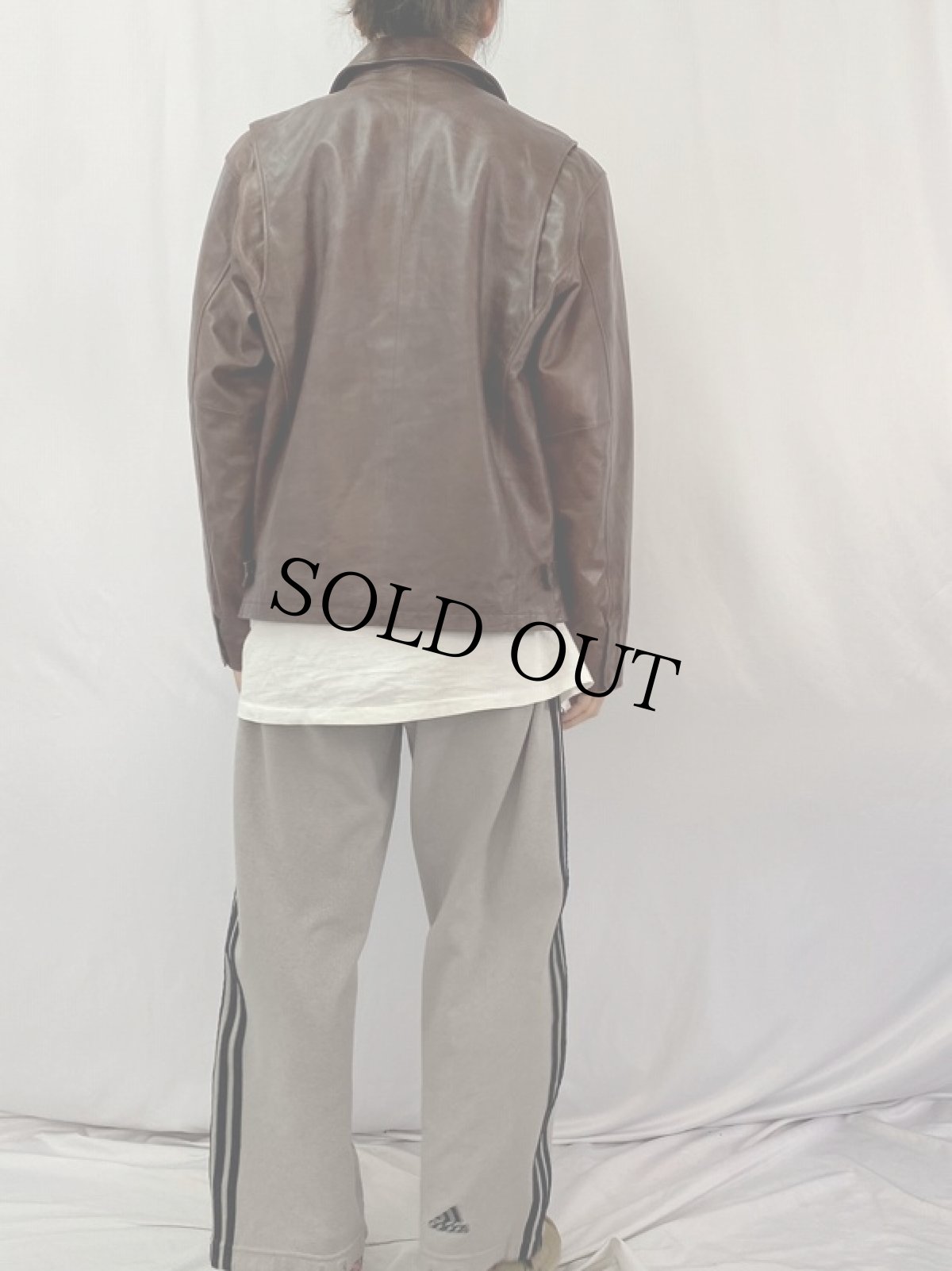 画像4: レザージャケット M (4)