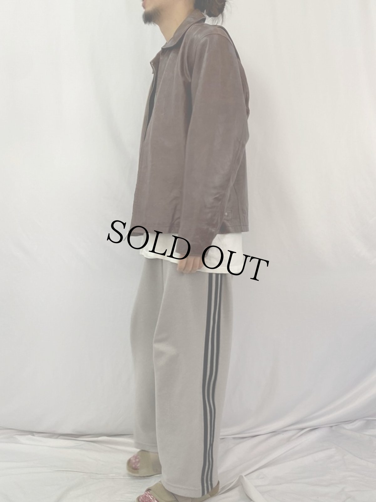 画像3: レザージャケット M (3)