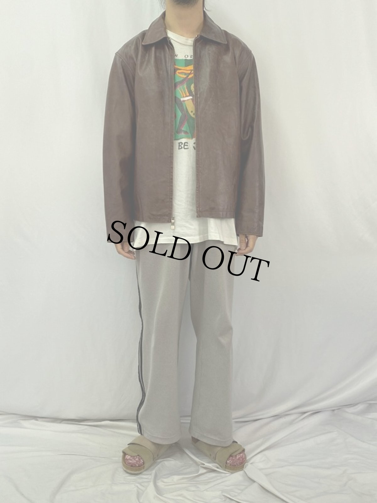 画像2: レザージャケット M (2)