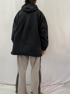 画像4: 90's adidas ナイロンアノラックパーカー BLACK L (4)