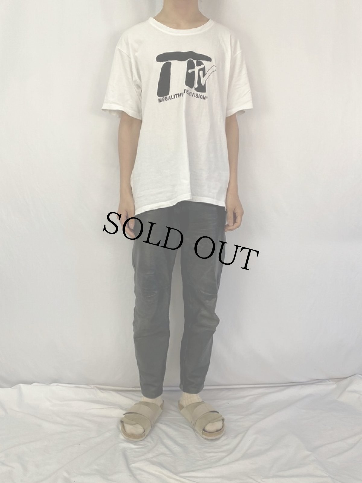 画像2: レザーパンツ BLACK W30 (2)