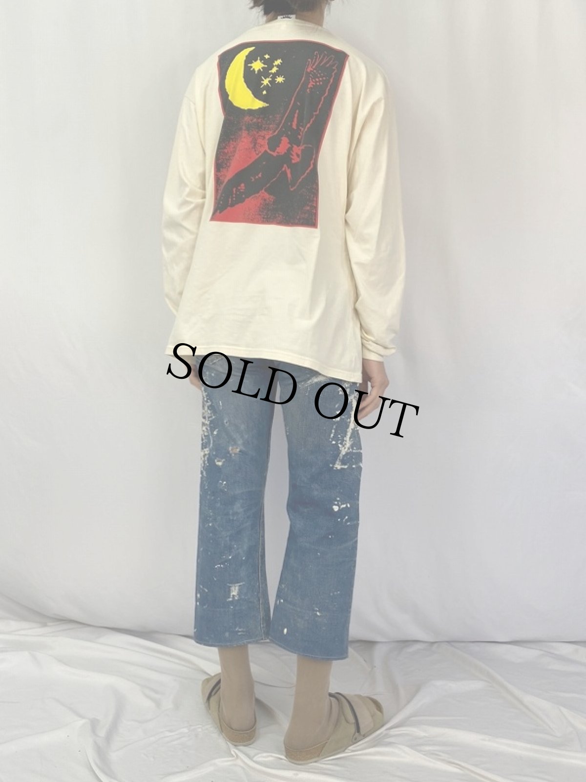 画像5: 50〜60's LEVI'S 501XX "ギャラ入り&オフセット" 紙パッチ ペンキペイントデニムパンツ W29 (5)