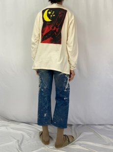 画像5: 50〜60's LEVI'S 501XX "ギャラ入り&オフセット" 紙パッチ ペンキペイントデニムパンツ W29 (5)