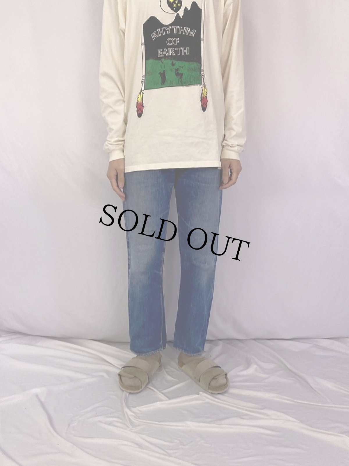 画像2: 40〜50's LEVI'S 501XX 1947model "片面タブ" 革パッチ デニムパンツ W31 (2)