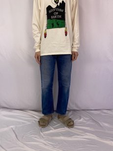 画像2: 40〜50's LEVI'S 501XX 1947model "片面タブ" 革パッチ デニムパンツ W31 (2)