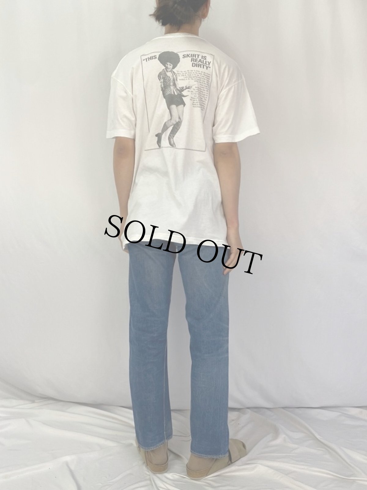 画像5: BETTY DAVIS ファンクロックシンガープリントTシャツ (5)