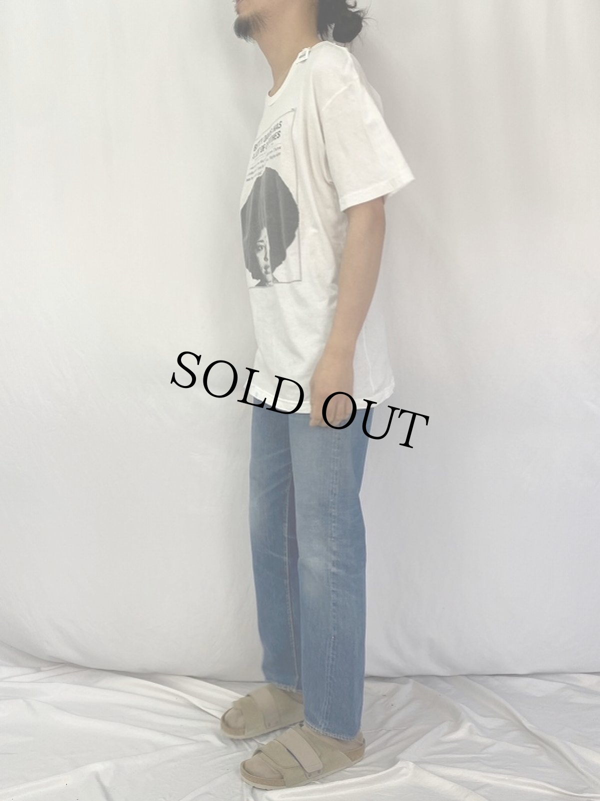 画像4: BETTY DAVIS ファンクロックシンガープリントTシャツ (4)