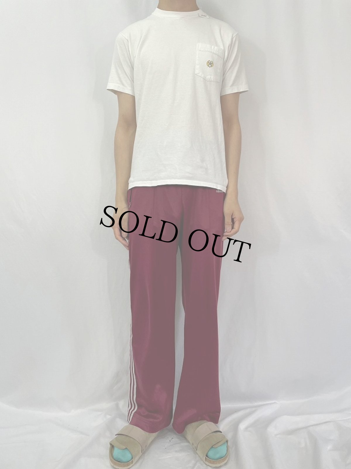 画像3: 80's BANANA REPUBLIC USA製 "TRAVEL&SAFARI CLOTHING" サイプリントポケットTシャツ M (3)