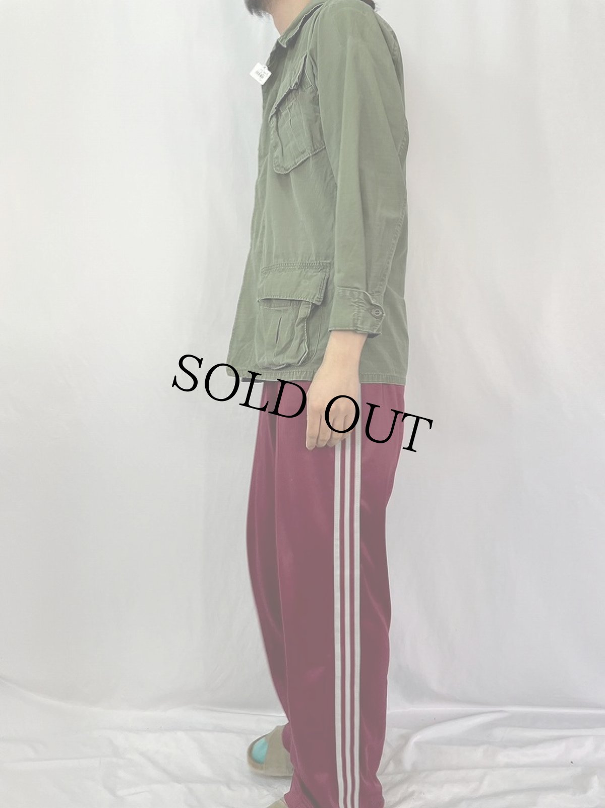 画像3: 60's U.S.ARMY ジャングルファティーグジャケット 4th X-SMALL-REGULAR (3)