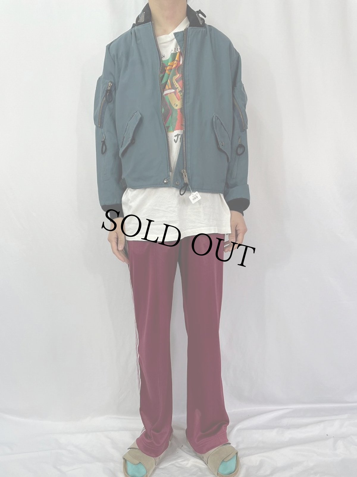 画像2: 90's ROYAL CANADIAN AIR FORCE フライトジャケット (2)