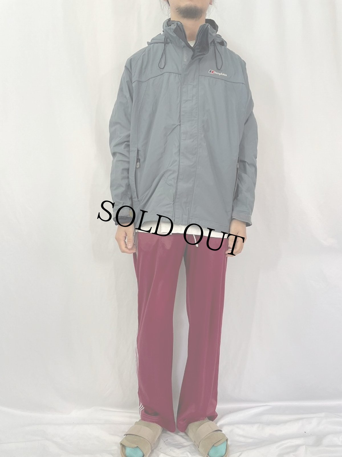 画像2: Berghaus ナイロンマウンテンパーカー M (2)