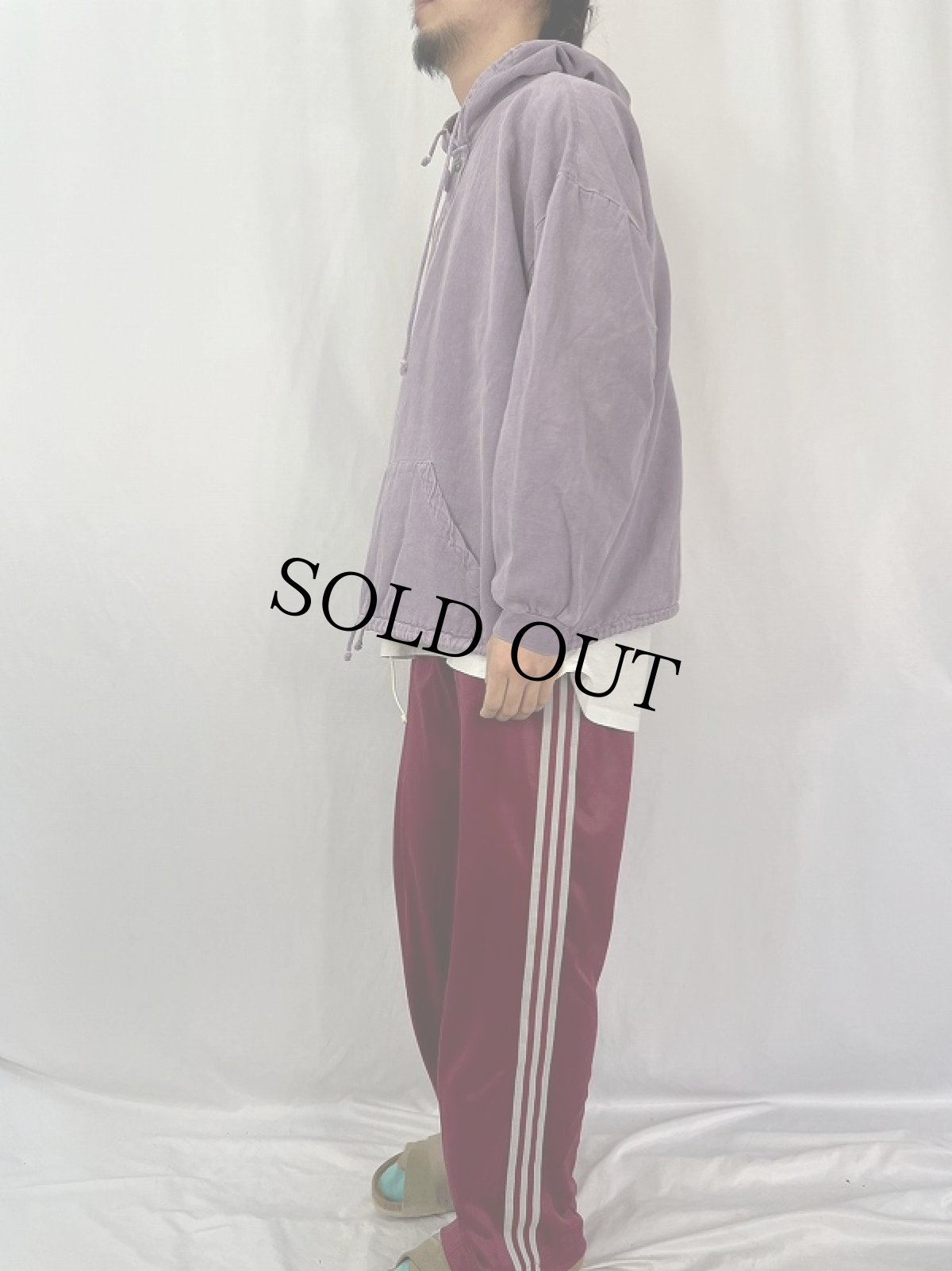 画像3: 90's CANADA製 後染め コットンツイル アノラックパーカー SIZE2 (3)