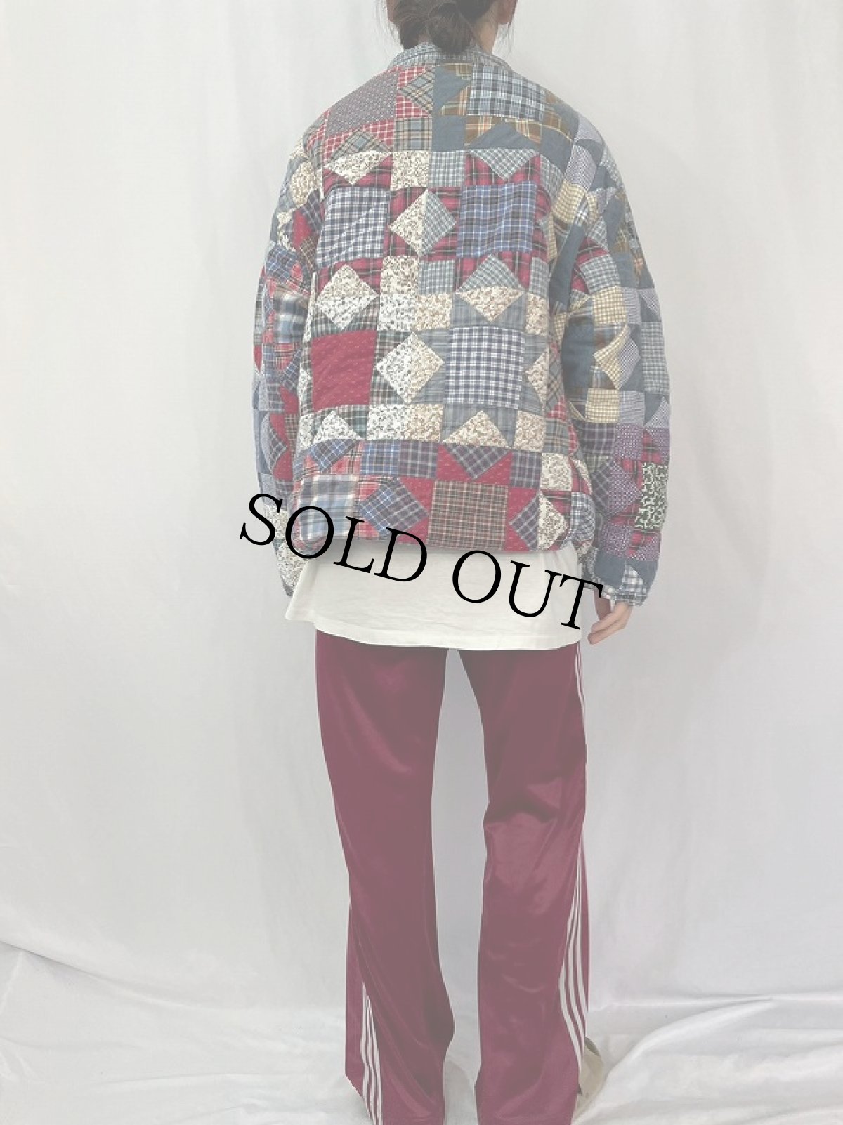 画像4: Patch Magic パッチワーク リバーシブルキルティングジャケット XL (4)