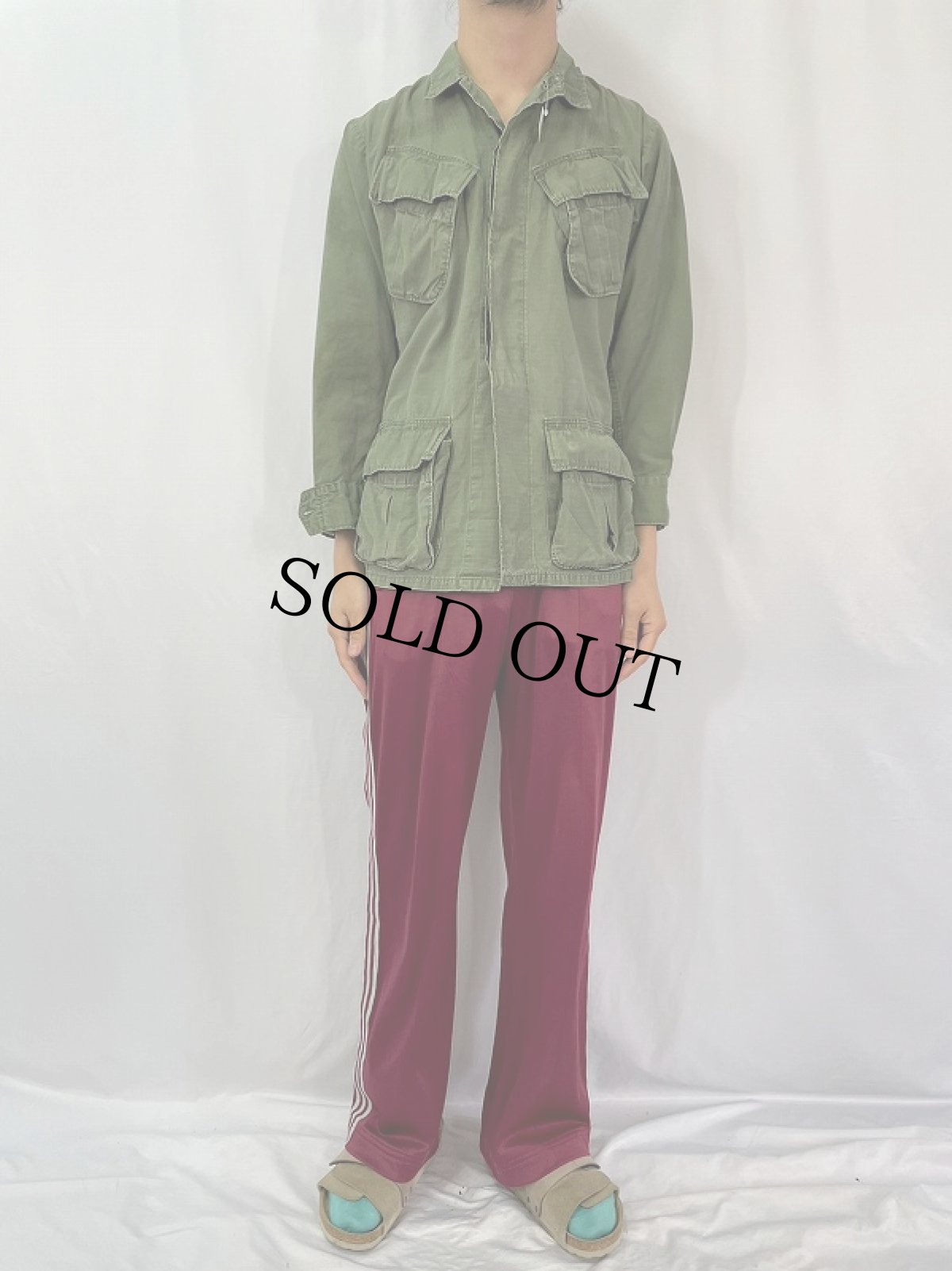 画像2: 60's U.S.ARMY ジャングルファティーグジャケット 4th X-SMALL-REGULAR (2)