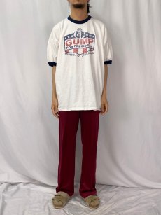 画像2: BUBBA GUMP SHRIMP "GUMP FOR PRESIDENT" プリントリンガーTシャツ 2XL (2)