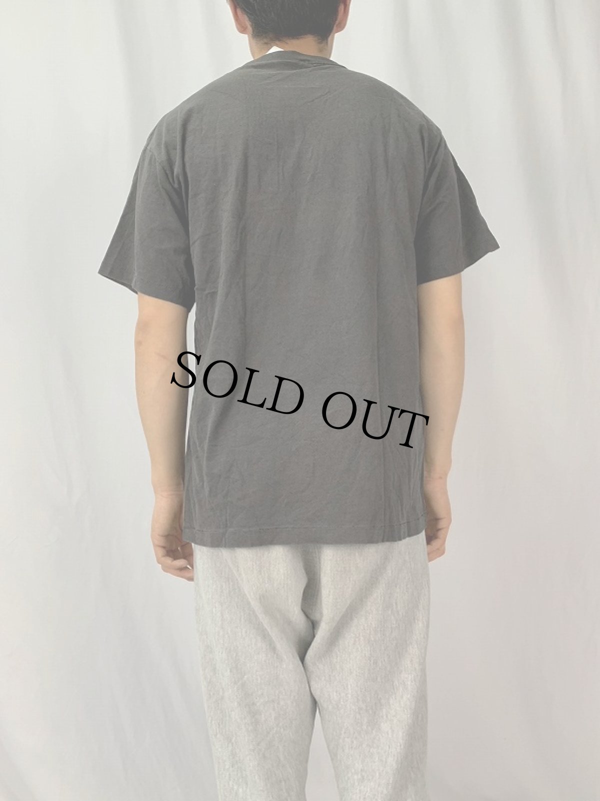 画像4: 90's USA製 "テトラグラマトン" 魔除けプリントTシャツ BLACK L (4)