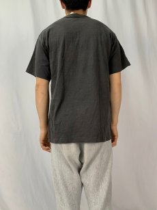 画像4: 90's USA製 "テトラグラマトン" 魔除けプリントTシャツ BLACK L (4)