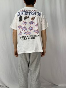 画像4: 90's USA製 "ALL STAR COUNTRY FEST '96" カントリーミュージックフェスティバル プリントTシャツ XL (4)