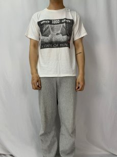 画像2: 90's Levi's "A STATE OF MIND" プリントTシャツ M (2)