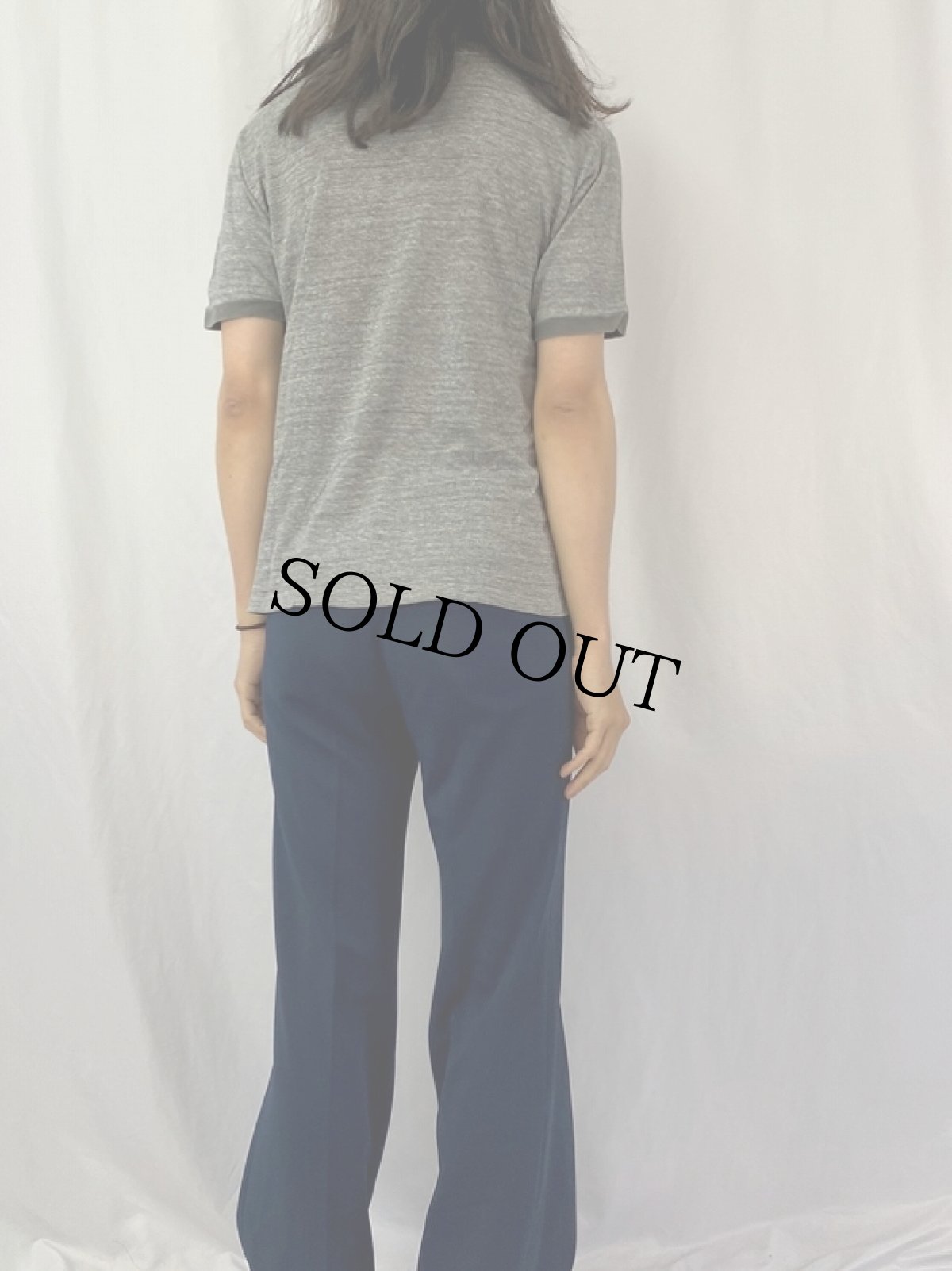 画像5: 70's "REAL PEACE IS JESUS" プリントリンガーTシャツ L (5)