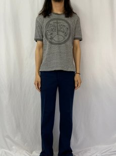 画像3: 70's "REAL PEACE IS JESUS" プリントリンガーTシャツ L (3)