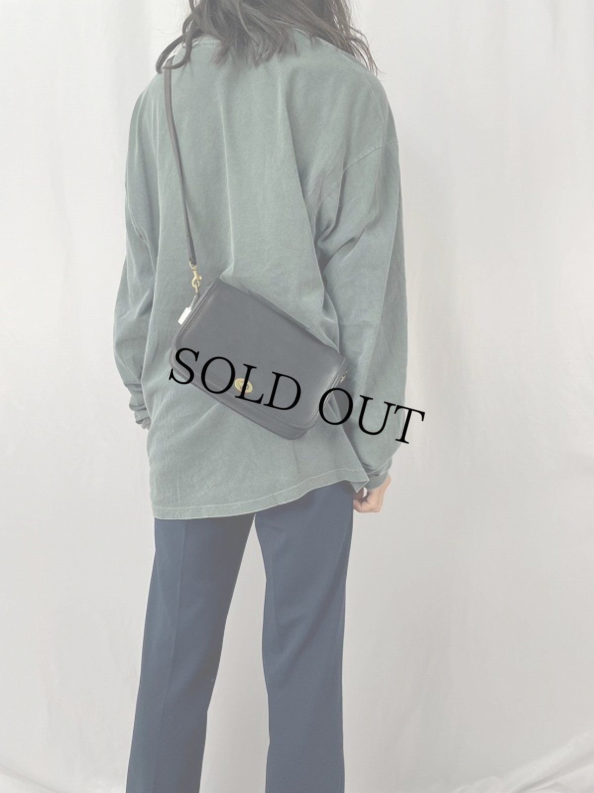 画像3: 90's COACH USA製 レザーショルダーバッグ  (3)