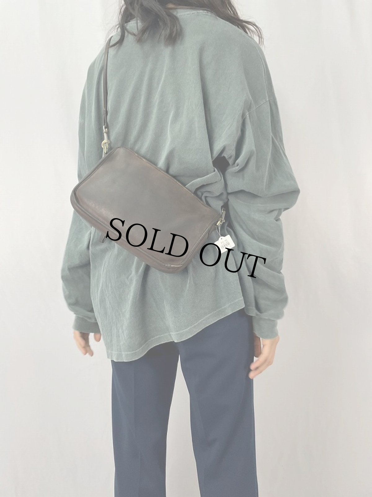 画像3: 60〜70's COACH USA製 レザーショルダーバッグ BROWN (3)