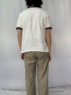 画像4: 90's SPAM USA製 プリントリンガーTシャツ L (4)