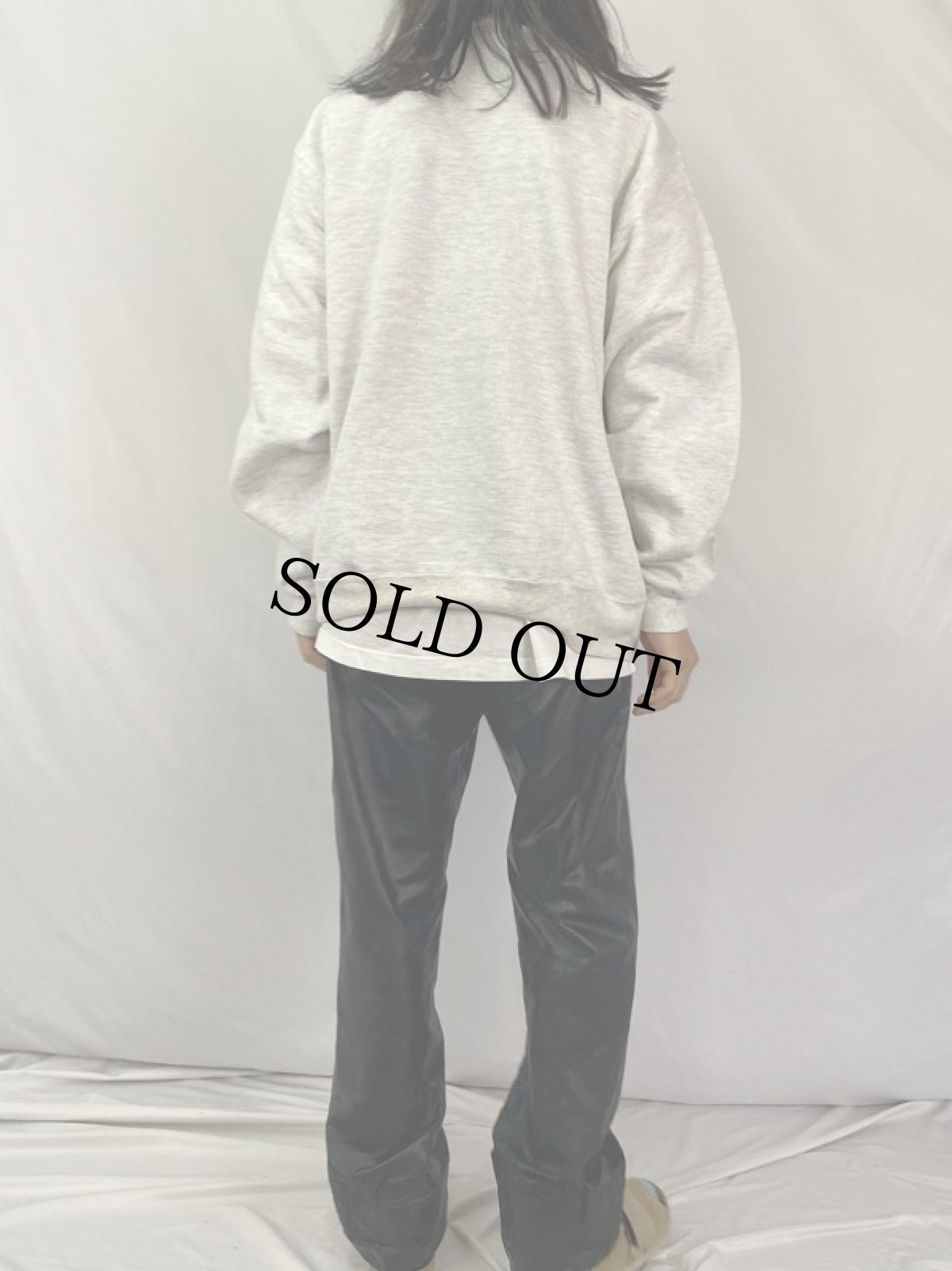 画像4: 90's Champion "HARVARD" 前V プリントスウェット DEADSTOCK XL (4)