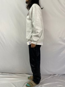 画像3: 90's Champion "HARVARD" 前V プリントスウェット DEADSTOCK XL (3)