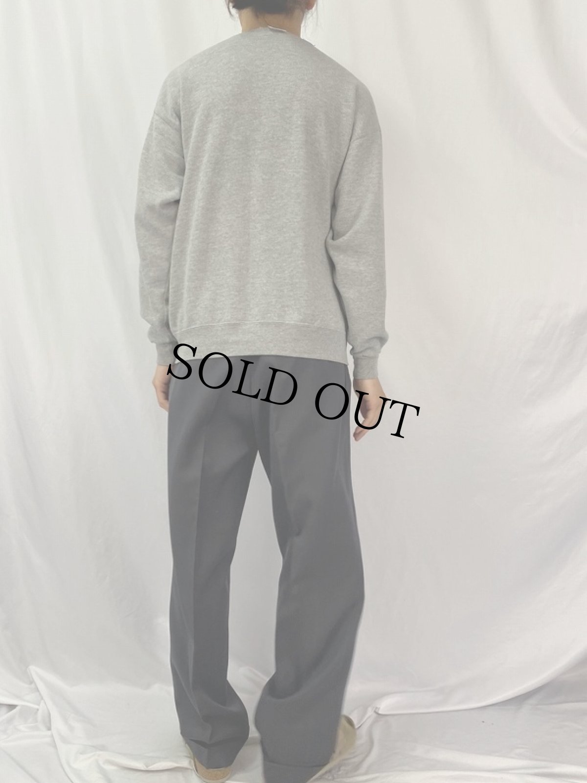 画像4: 80〜90's USMC USA製 ロゴプリントスウェット L (4)