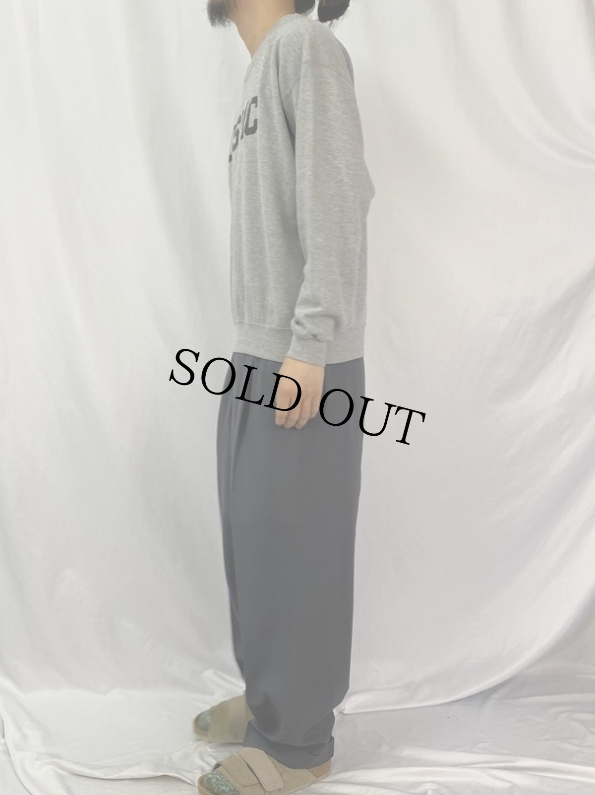 画像3: 80〜90's USMC USA製 ロゴプリントスウェット L (3)