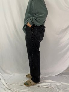 画像3: 90's Levi's 501 USA製 ブラックデニムパンツ W41 (3)