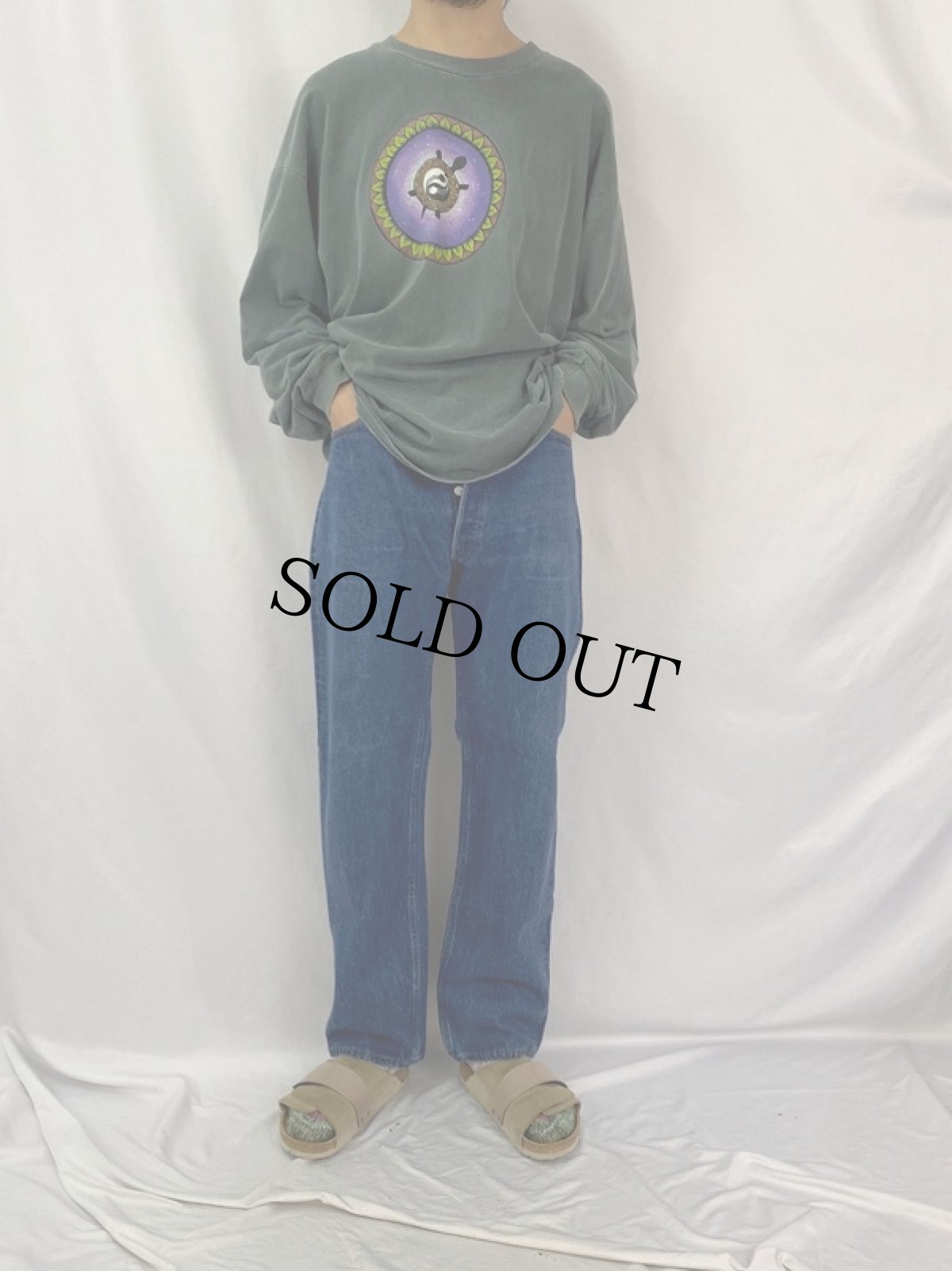 画像2: 90's Levi's 501 USA製 デニムパンツ W35 (2)