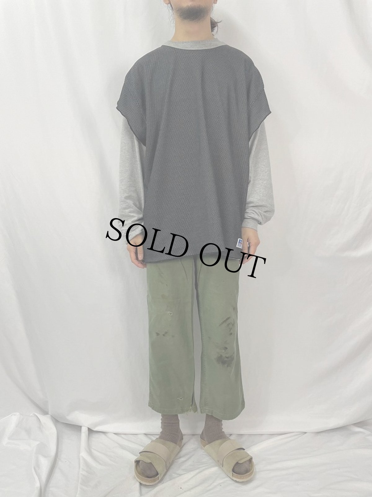 画像2: 60's U.S.ARMY ベイカーパンツ W28 (2)