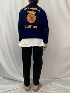 画像4: 70's FFA "OKLAHOMA CLINTON" ファーマーズコーデュロイジャケット 42 (4)