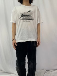 画像2: 80's PAUL MITCHELL USA製 企業ロゴプリントTシャツ XL (2)