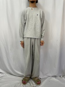 画像2: 90's Champion REVERSE WEAVE USA製 ロゴ刺繍スウェット L (2)