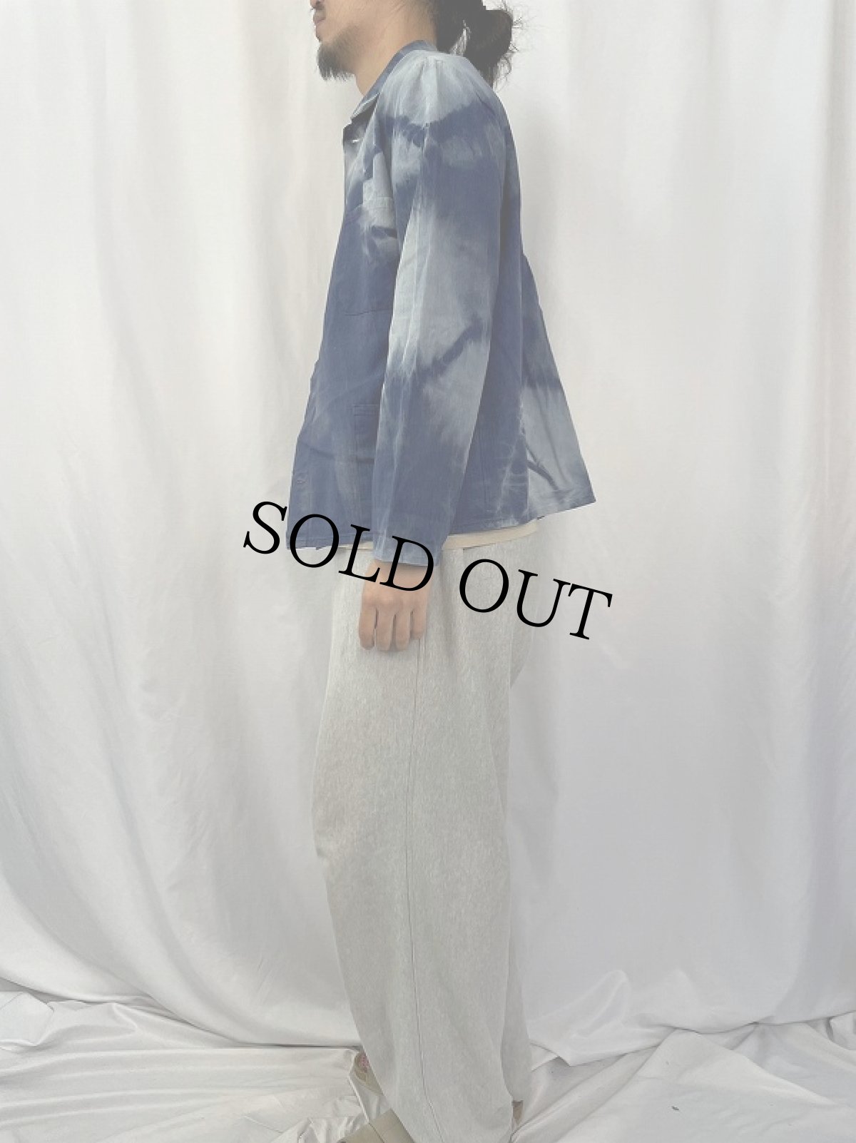 画像3: 80's〜 EURO ブリーチ ワークカバーオール  (3)