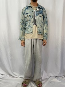 画像2: 80〜90's Levi's 75506 ブリーチデニムジャケット SIZE44 (2)