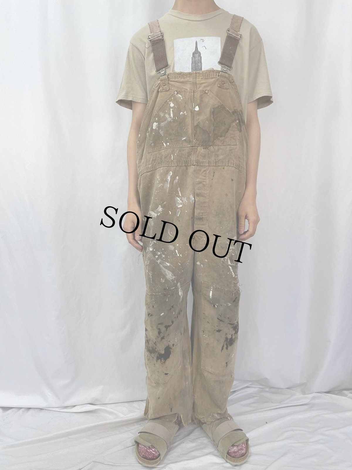 画像2: 70's Carhartt プリントタグ ダックカバーオール (2)