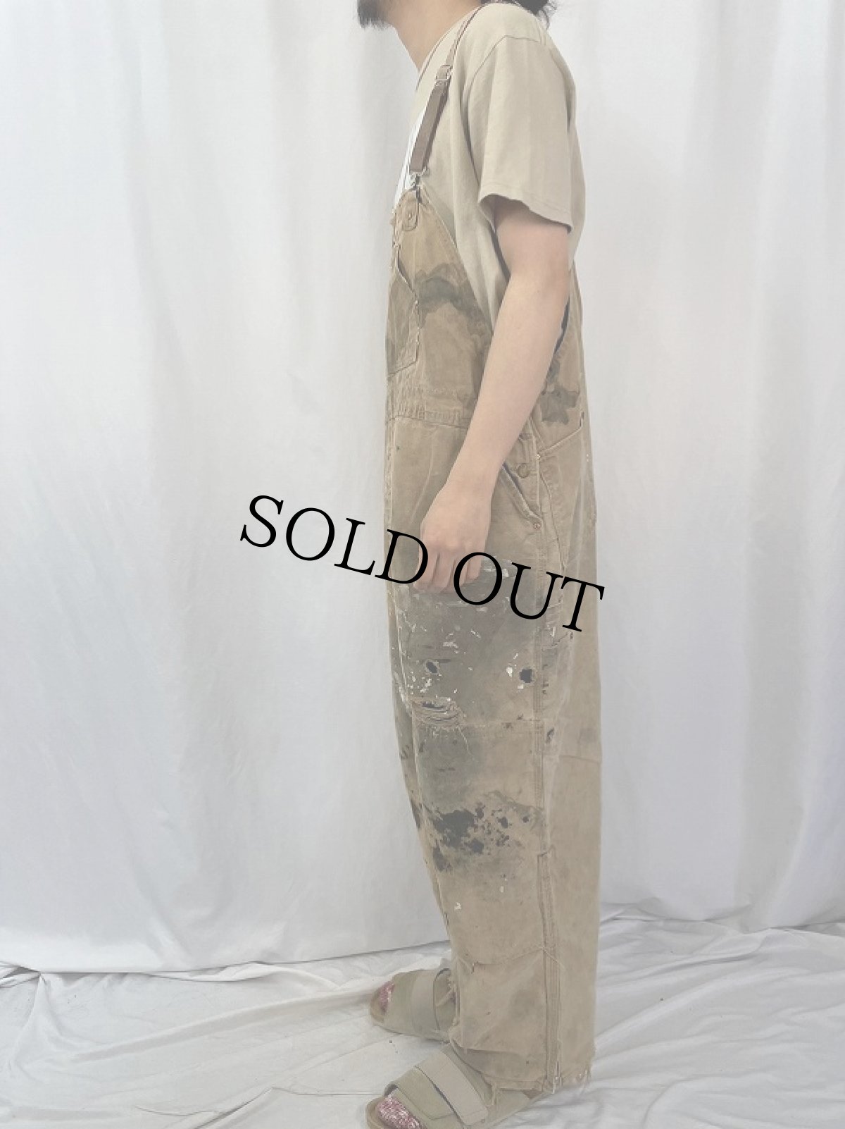 画像3: 70's Carhartt プリントタグ ダックカバーオール (3)