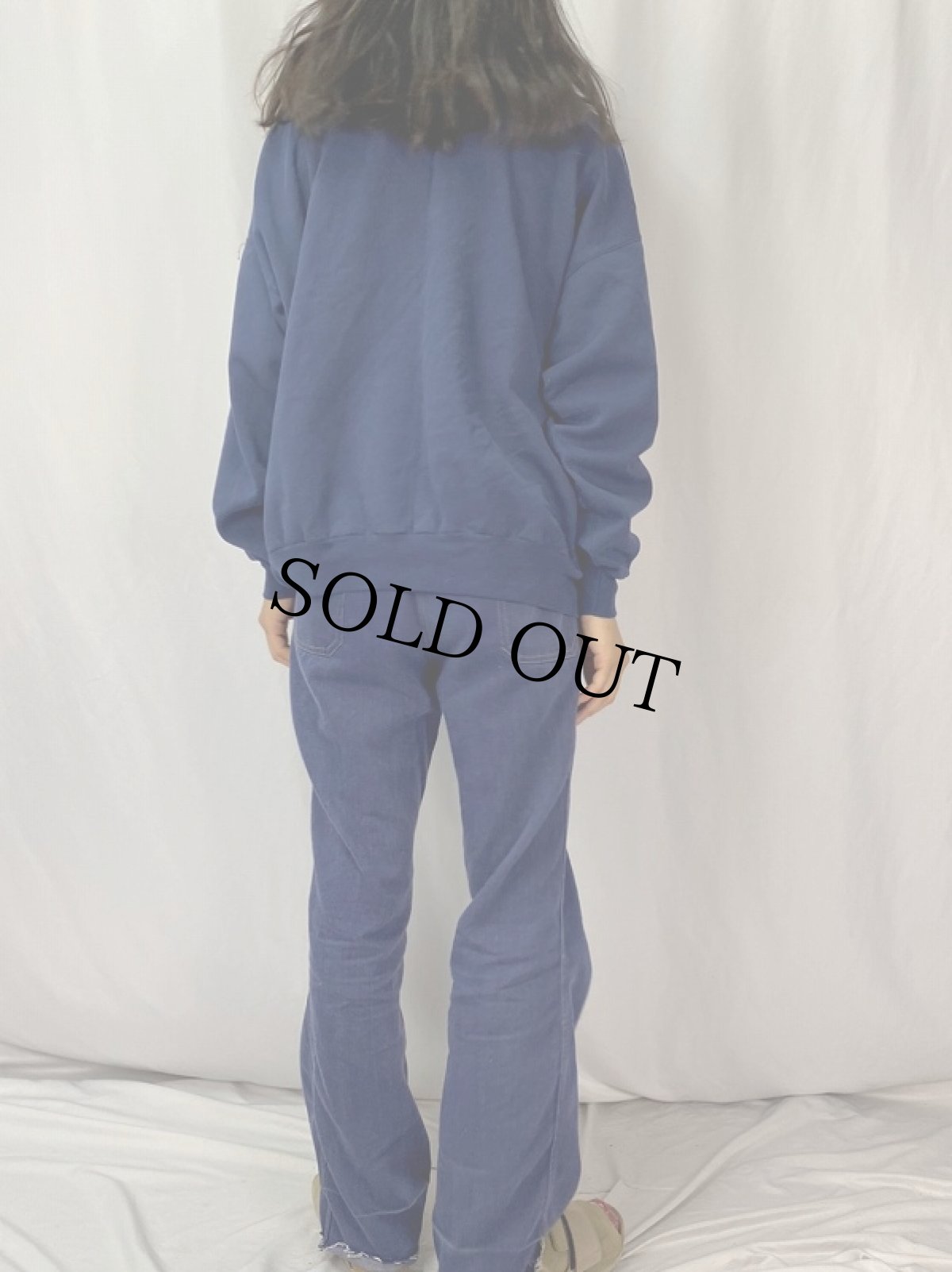 画像4: 90's Budweiser ビールメーカー カメレオンプリントTシャツ NAVY (4)