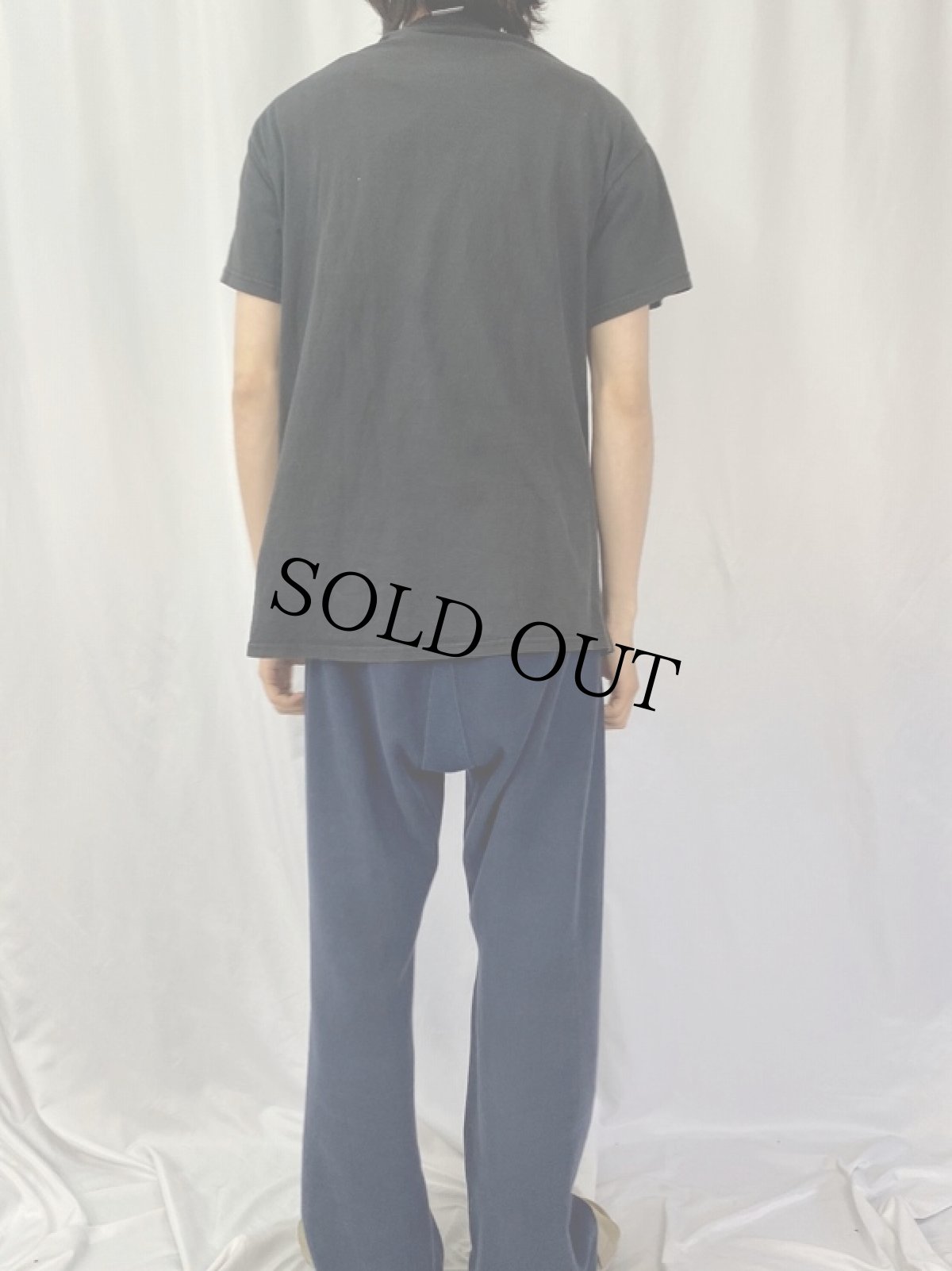 画像4: 90's MTV "CELEBRITY DEATH MATCH" キャラクタープリントTシャツ BLACK L (4)