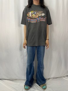 画像2: 90's HARLEY-DAVIDSON USA製 "Hawg Wild" プリントTシャツ BLACK XXL (2)