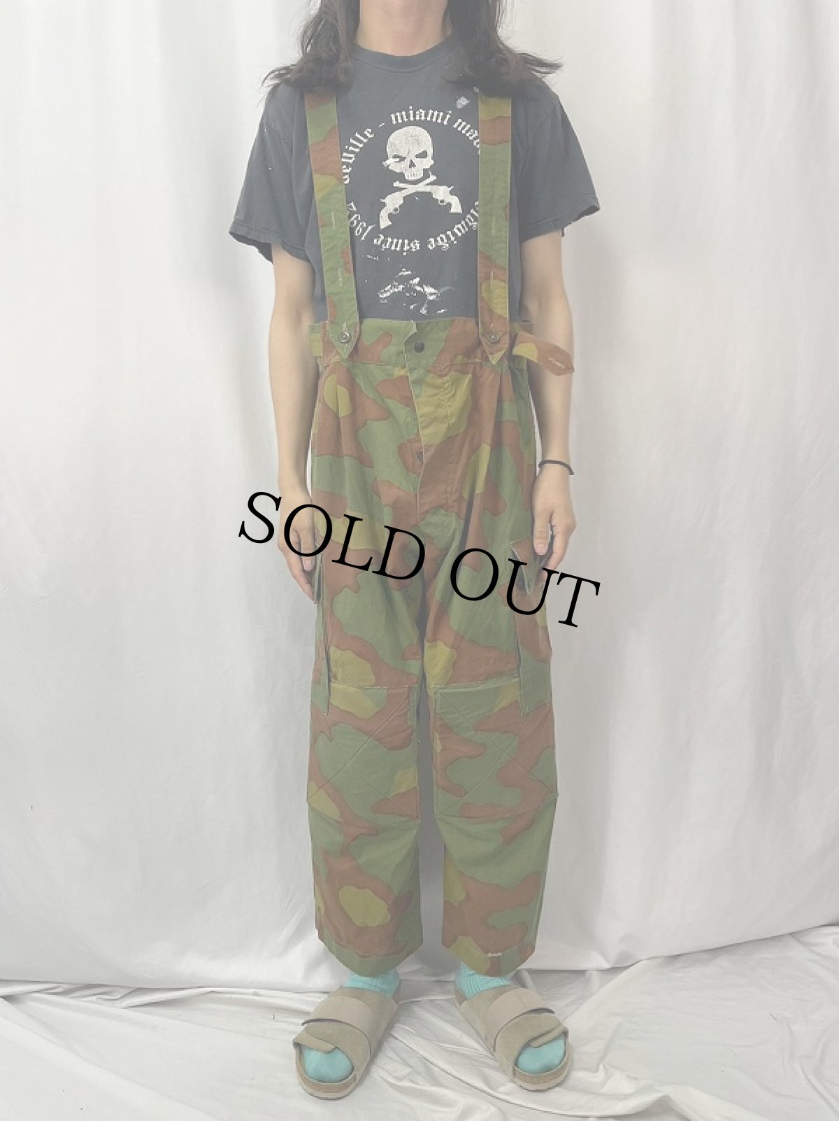 画像2: 60's イタリア軍 サンマルコカモ オーバーパンツ (2)