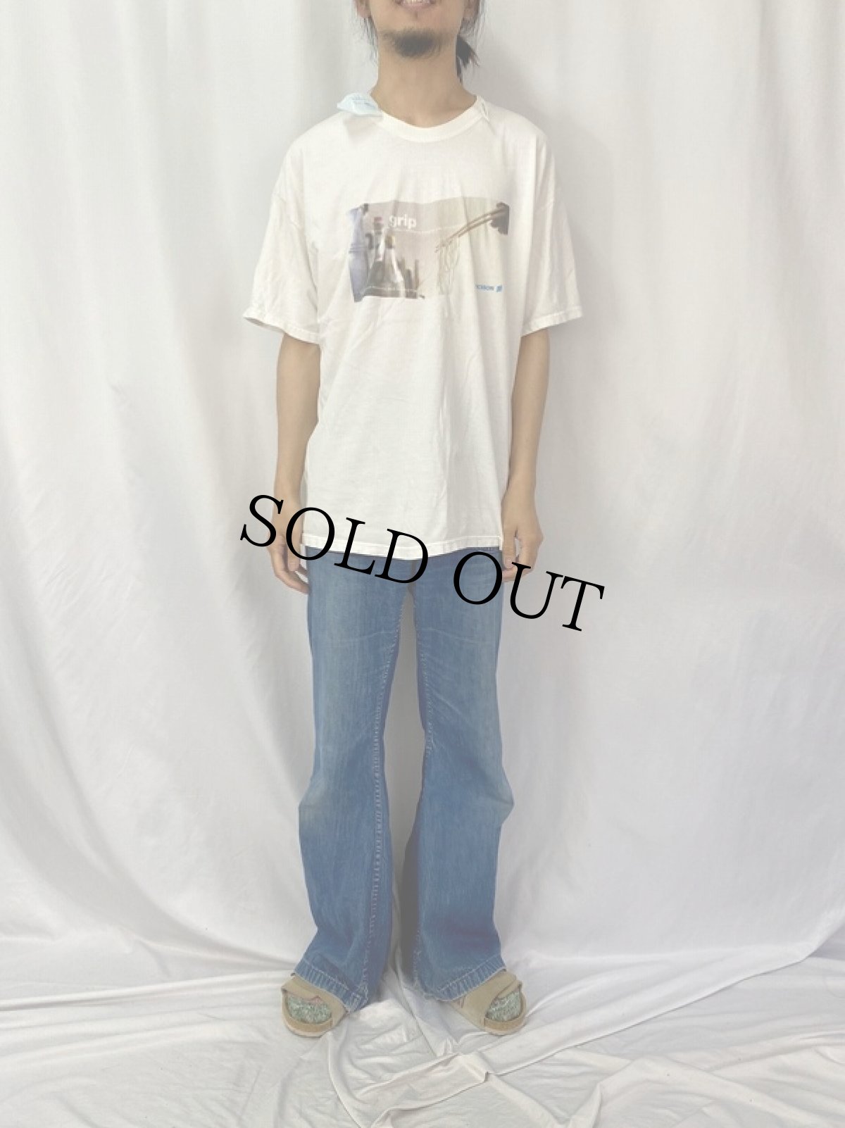 画像2: 2000's ERICSSON IT企業プリントTシャツ XL (2)